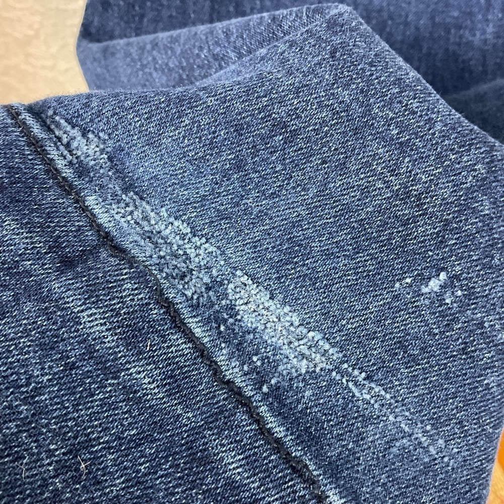 Rock and Roll High Rise Trouser Dark Denim Jean Size 30/36 - Picture 11 of 13